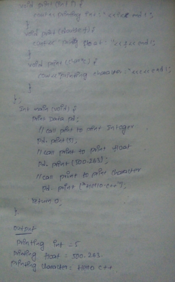 output