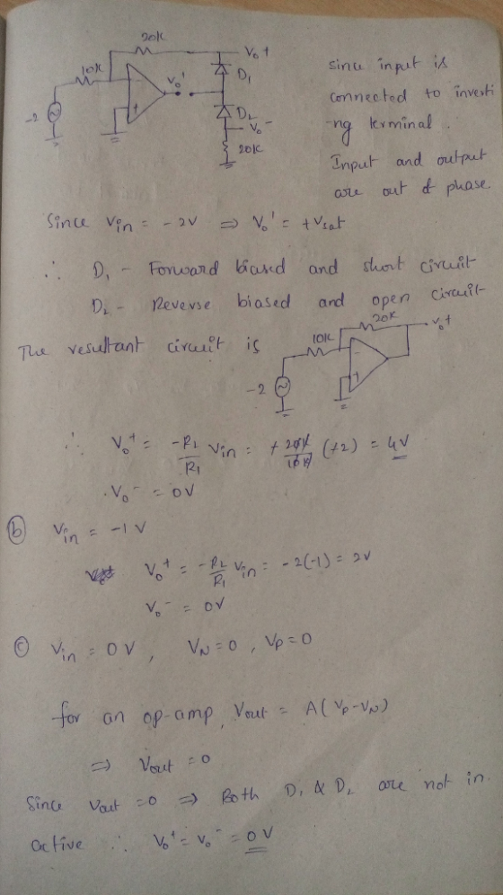 0olc o)c sinu input i Comnected to inveti ng krminal Input and autput D-evvse biased ard open civeall- olc P21 2 in to on op-