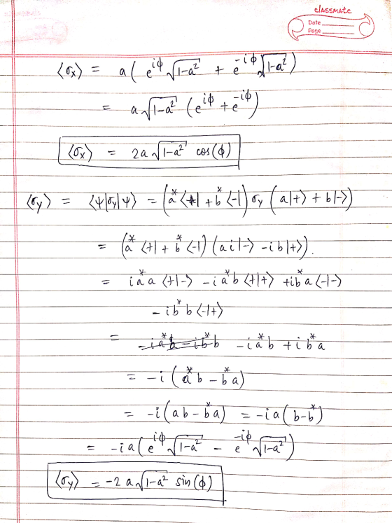 classmate Date Page (0x) Leid - a2 + eida) a t e it te ant- leit (O) za 1-a² cos (6) (y) = LX 4 <4oyly) a Atb Hoy og (alt) +6