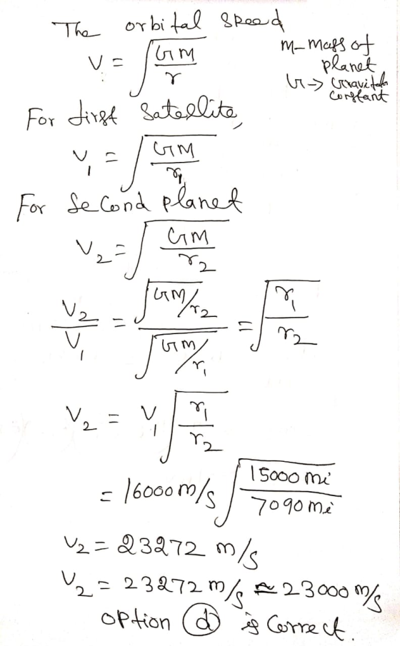 Tha orbi tal SPod m-mags ot planet UGmayit Corfant For die Sataelita GTM For Se Cond planek CM ज Sooo mi - 16000 m/s 70 90 mi