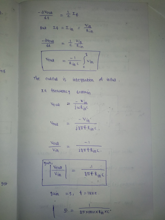 dt But 다--in - a: in vin Vout = rhe out fut is inte yriation ot infut out- jatlinc Vout 叫n, Vout Vin get