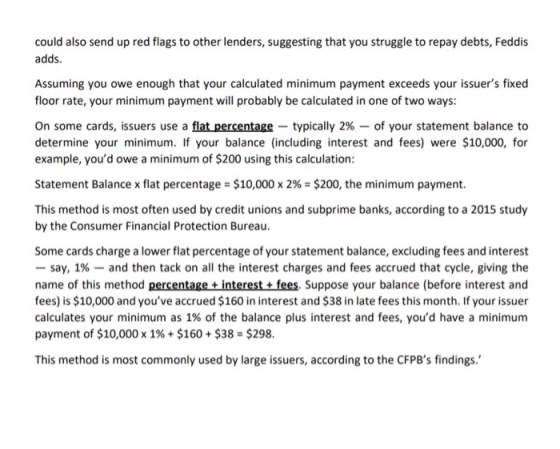 could also send up red flags to other lenders, suggesting that you struggle to repay debts, Feddis adds. Assuming you owe eno