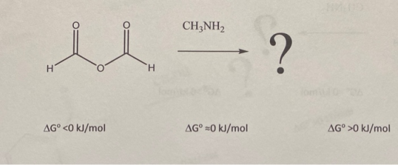 CH3NH2 - ? H H AG° <0 kJ/mol AG° 0 kJ/mol AG° >0 kJ/mol