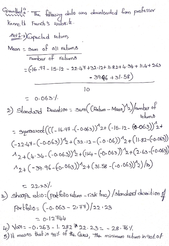 cd on Maan - Oum of all raluns humbar of raluma .c16-94-15J2-22-44432-12+ル82+4.34 + 1.4+26s 3946 31.58 o.063/. laturnS aYo Λ2t (-39.96~6.063%+(3.58-(-0.063 y2 2223/. Vaiti0n o124 5) L mons thatin 90% ofta an, Ma minimum retur