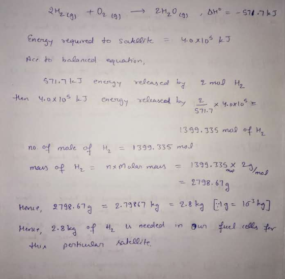 2H20 L9) + Energy equireol to Sotolr te Acc to balanceol eeuahon, releas cal by הק Gוד energy eleascod by2x4.0xlo en 4.oxlos