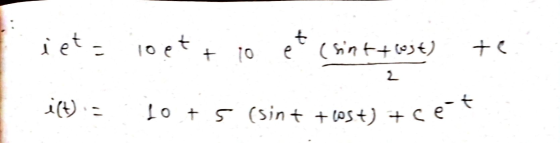 Io + 5 (sint + lost)+cet i et 10 oett 10 e (sint&lost) +C 2 ict.