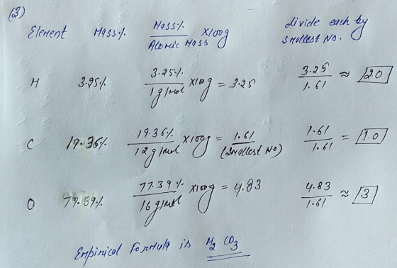 divide eauh Mass Elenent MASS snallest No Atoric Hoss 3.25 3.25 3-95/ H 1.6/ 193 6 17-36A 1 C 1,61 77 39/ 4.83 1.6/ .83 2/3 7