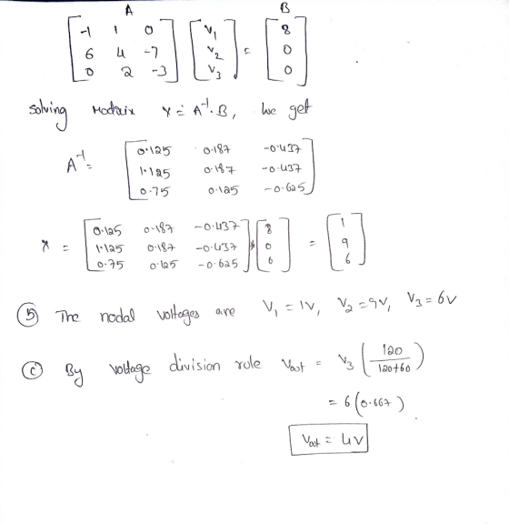- 1 16 a Loa 0 1 -7 1 1 2 -3) Lu 03- solving Modern Yents, we get 0.125 10125 10.75 0.187 0.187 0.125 -O437 -0.437 -o-625) -