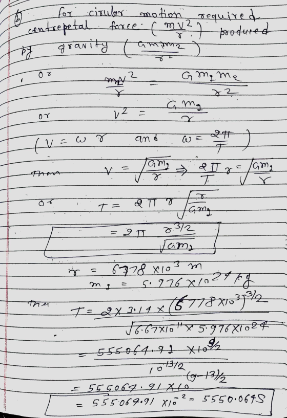 for cirular motion mv2 required forcent produrred ४ centrepetal by granity eo sok oue toue o že amg 12 OY w r and tu=w G# CUE