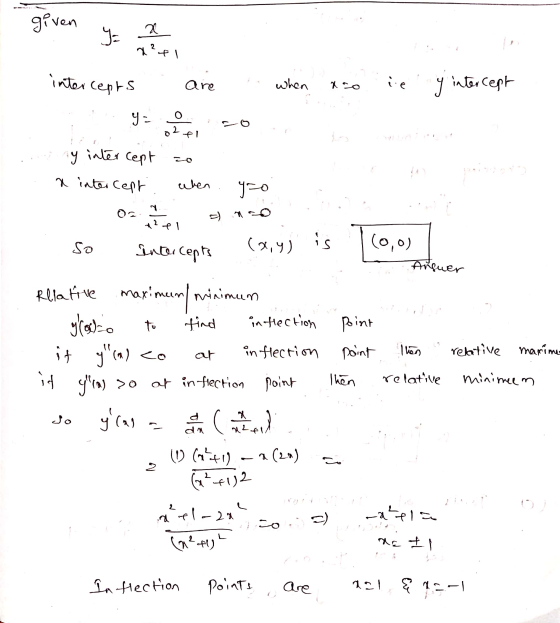 given 2 y= 2²f1 intercepts are when no ie y intercept Y- O ܐܘ fl y intercept a intercept when yoo 02 *? el So Anguer Intercep