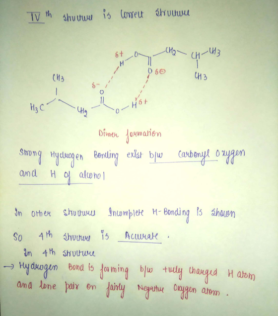 TV th structure is correct structure st o la CH-CH3 н oso oso 1413 CH3 s-, H₃ C CHg Dimer formation Shung Hyllogen Benuing ex