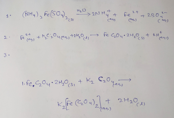 H2O 4. NHy) f 2t > 2N Hyt fe + 250u ( ago) (5) 2+ 2. red + H₂C2u (aq) + 2 H₂O cd Fe 04 • 2H₂O + 2H+ (290) 3. life. GO4 • 2H₂O