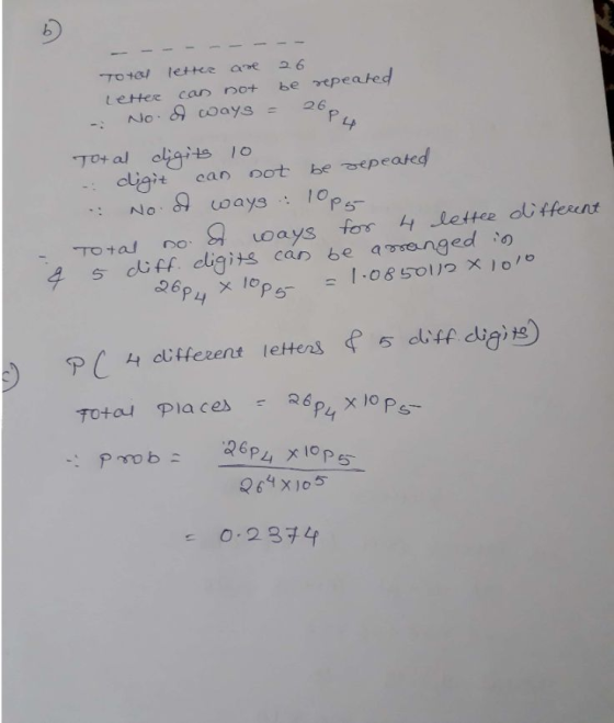 26 lettee ae be epeated 26P4 can not Leter No 9 coays cs ।০ TO4 al be epeated 10P6 dligit Dot can - . oays No forr 4 lettee o