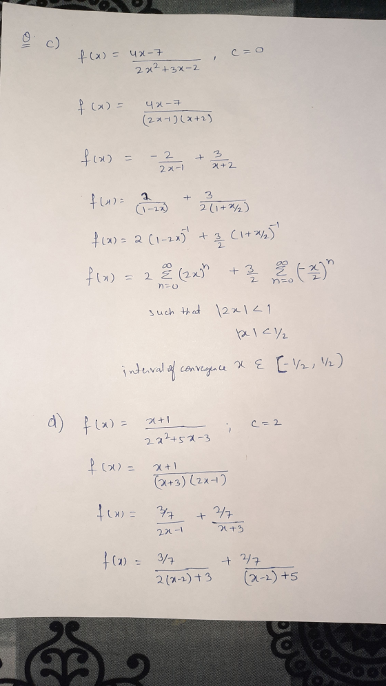 c) 1 f(a) = 40-7 222 +30-2 f (x) = 4a-u7 (227) (4+2) fiad ) · 2 2a-l 1+2 f(x)= 2 (1-22) 3 211+ 32) f(a)= a (1-25 + 3 (1+%25 2
