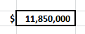 $ 11,850,000