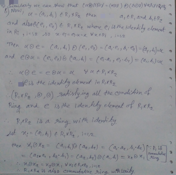 D), Similarly we can show that (COB)DY = (08) (303) W&B,Y ERAB 8 Now, a = (a, b, ) ER&Ra then . A,ER, and stRg and also loce,