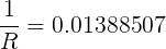1 0.01388507 R