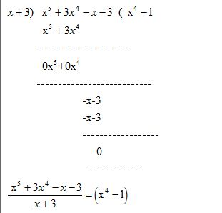 x+3) x + 3x4 - x-3 ( x4 -1 x + 3x4 ----------- Ox® +0x+ -x-3 -x-3 ------ x + 3x4 - x-3_1 x+3