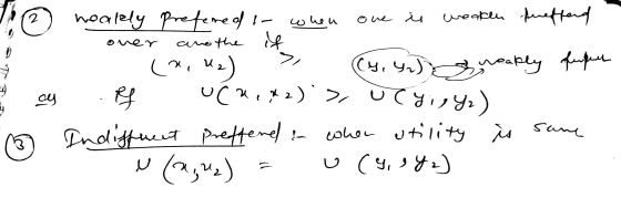 when one e oner > th hoalely prefered in weaken fueffend and the is (x, 42) (4.4) Irookly ferfer ef uc 2,¥2) > Indifferent Pr