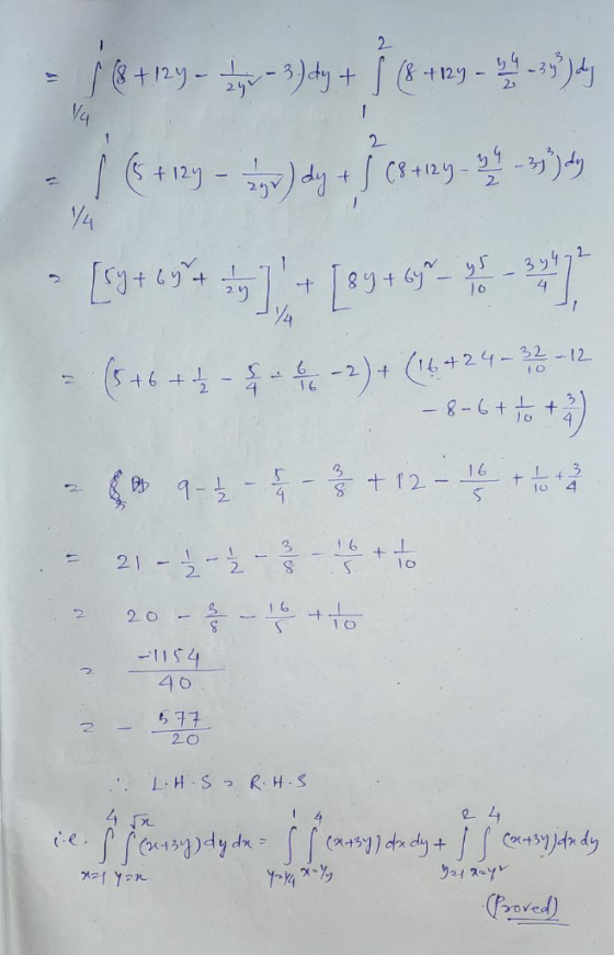 /+12y- )dy +1ay--25)4 2 t12-2)dy Cy-) 394 89t6- 4 2)+ (14+24-32-12 - 8-6+to (s464 16 2- 16 -2- 10 4 16 --2 1 2 1 2 20 + U54 4