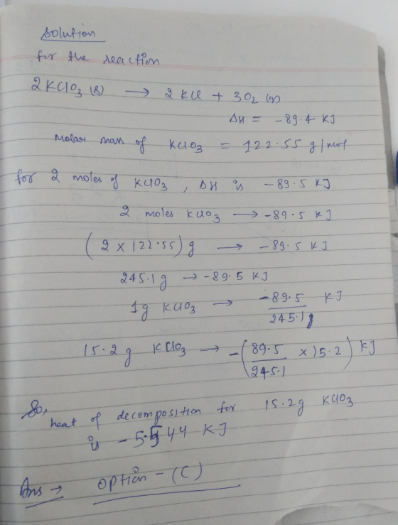 solution for the reaction ВЕСjo, 18) — 3 00 + 20, (үр да - - 89 4 к1 као - 122 сен ме Моlая Госум fon a molos и кqo, , Би 2 м