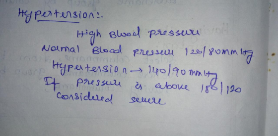 Hypertension High blood pressure Namal Blood Pressure 120/80mm og Hypertension - 140/90 many Тря 5 44 oboe ) 10 considered se