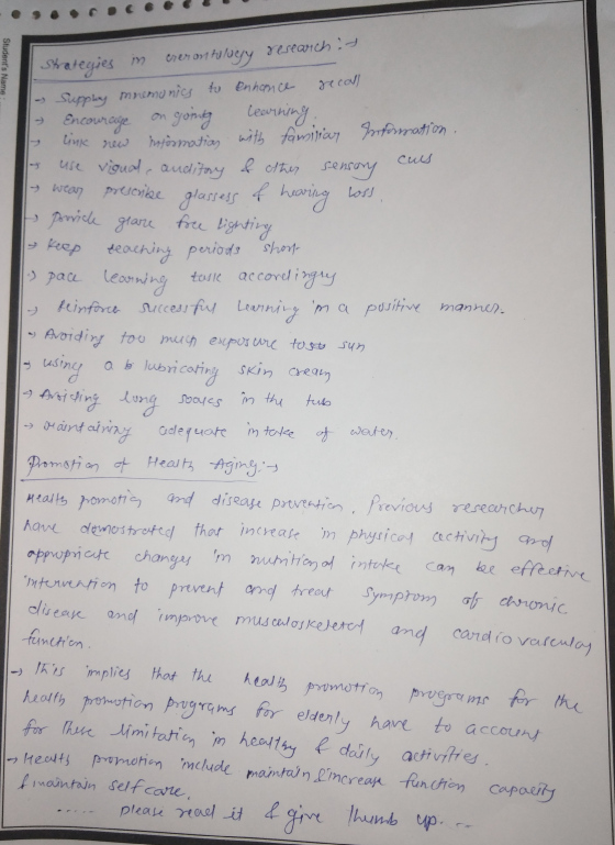 Students Name Strategies in crerontuluery research it - Supplay mnemonics to recall enhance » Encourage on going learning In