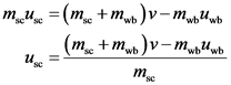 m 4 =(m +mwb)v-mw.wb
u = (ma+mwd)v-mwb wb