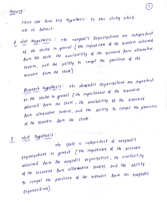 Answer There are hua key Hypothesis. fhis study ыhich frsmHe stak. the availability of4%e xcuacc3fnm alanahve souars, and he