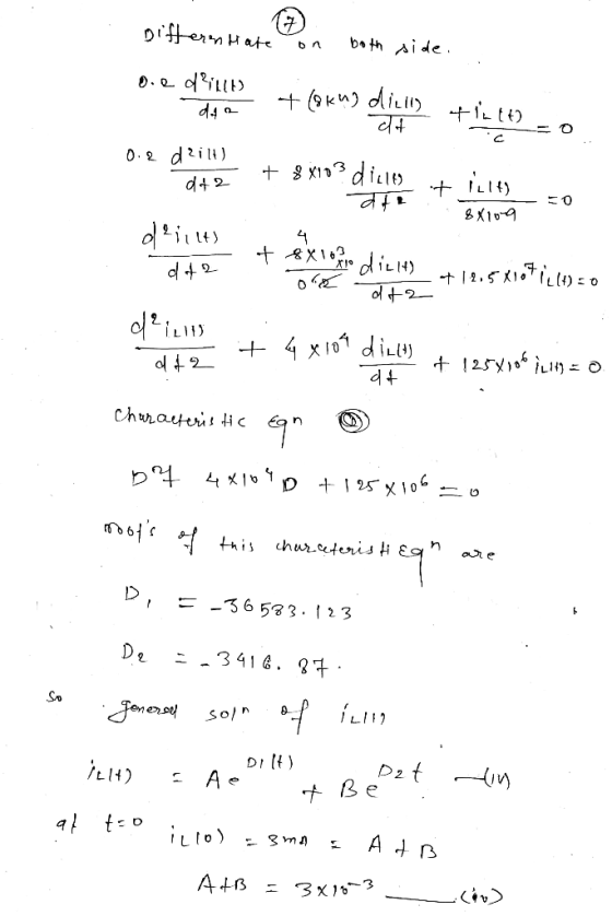 Differentiate 7 bn both side. Doe die daa +(8ku) dicily tieto बन 0.2 dilt) da2 illes 88109 50 devitt) d42 + 8x10? dicles ata