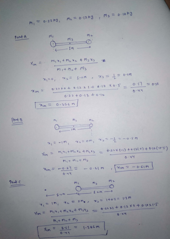 M3=0.109 Mr=0.1213 MiO.22 K3 Part A Ms MiXItMX +M33 1-0M las.o T = tx LIO O44 22x0t 012 x1+ e10 Xo S O-22+0.1 2 +o 10 0-39C M