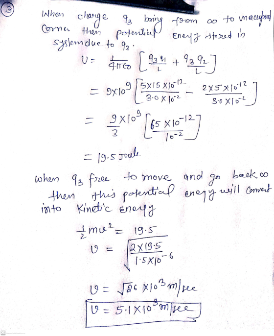 Inhen Corna then Eneyf stored in charge as bring from co to macuped potenticef system due to 93 $17.60 [9391 + 275*1042 U = 1