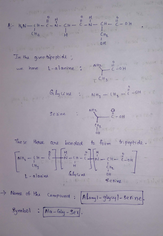 *lip HO 11 A H,N (H-CIN-CH C -N CH-C-DH 1 1. CH2 1 CH3 1 v0H given thipe pti de In the Nt2 L-alanine have we Pd CH3 T GLyune
