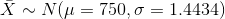 X Nu = 750,0 = 1.4434)