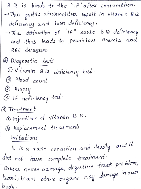 B 2 is binds -to the If afler consumption Thu gastric abnotmalities dsu/t in vitamin B 12 deftcien ey and ivon deficiency Thu