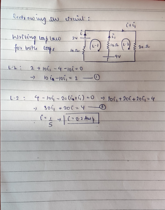 Redrawing an curant: Writing loop Low for both loops morning av or سالی -4V : 2 - + 101 - 4-101=0 10 in-101 = 2 0 1-2: - Yoi,