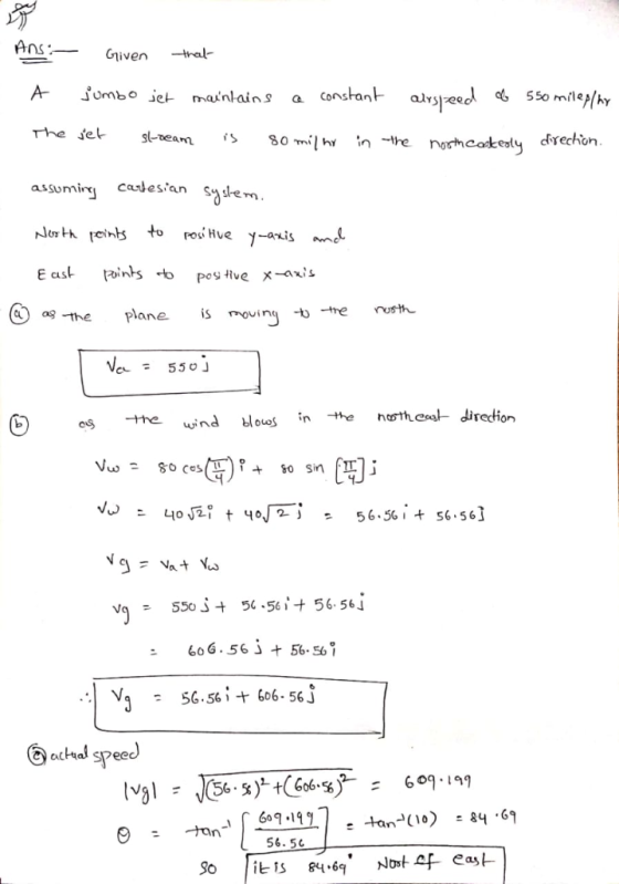 Ans :-- A-Sumbo jet maintains a constant aloleed屯550 mile//hy agthePlane es he wind oos in tthssdiredtion 606.563 +56 56 yact