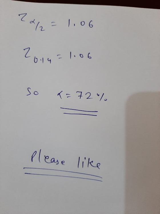 2012 1.06 2014 = 1:06 so T= 72% Please like