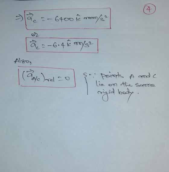 (4 To 6400 l mons ä: -6.4 @moys? Also, (a chored to points A and a lie on the same rigid body