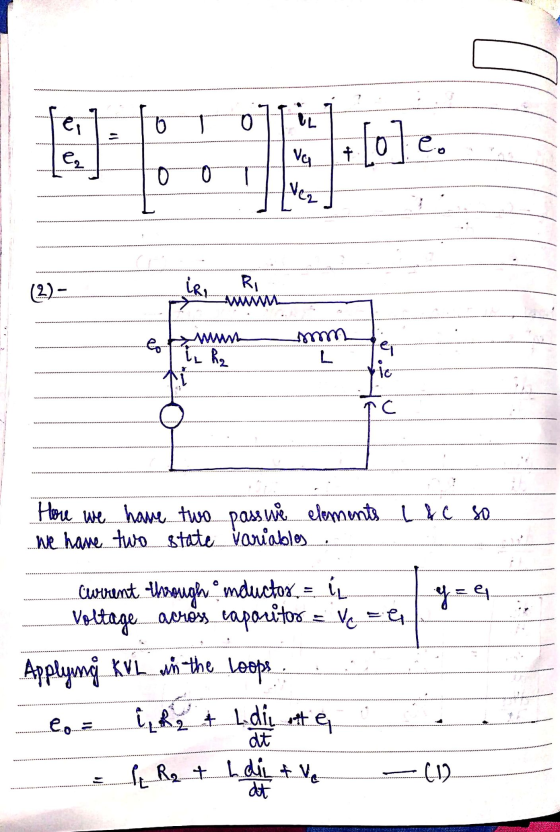 ei 6 0 UL [oe. + е, Va. 0 ole Ver (2) - ire Ri must IL R2 LL 10 TC Hore we have two pass we elements & c so We have two state