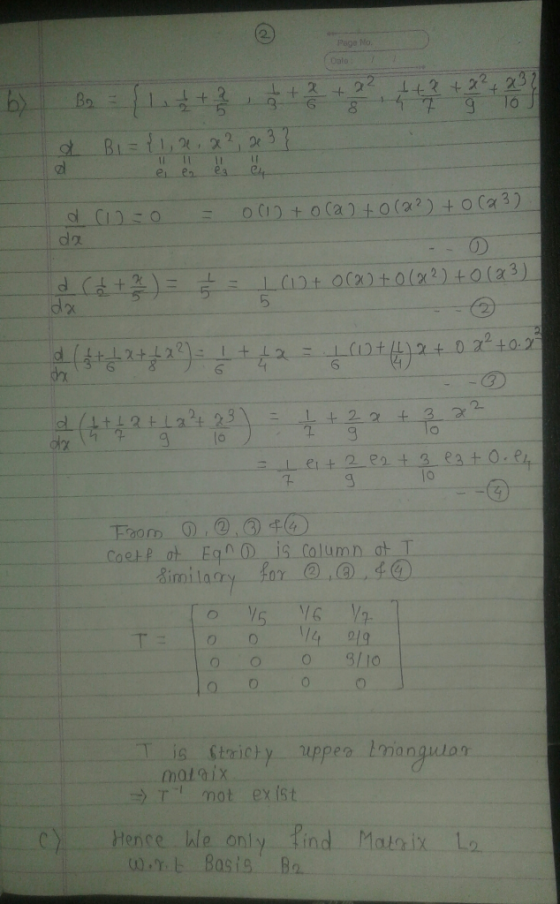 Page No. Dalo +3+22 23 to To 22 6. 8. BI=11,2,x2, x 37 ea e en O(1) +o Ca)+0(?) +0 (a3) d ()=0 L00+ 0(a) +0(x2) +0(a3) 2423 1