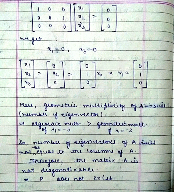 0 0 게 o 0 0 ~ o 0 0 0 o we get &z=0 21 b 0 0 of Mi? - 0 0 0 Hures geometria multiplicity of tarziu (number of eigenvectot). a