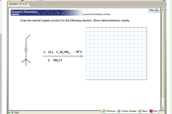 Draw the neutral organic product for the following