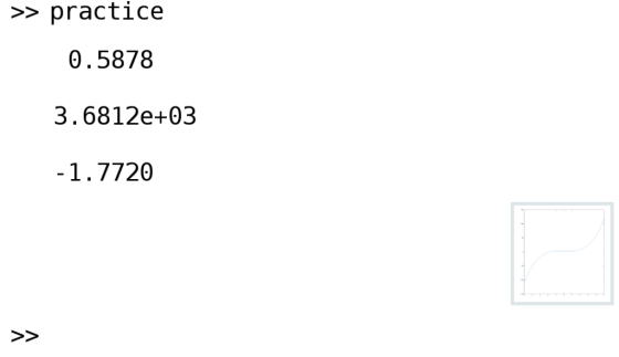 >>practice 0.5878 3.6812e+03 1.7720