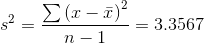 = 3.3567 n-1