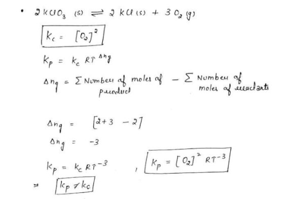 . QKUOz (8) = 2 KUIS) + 30209) | ke = [0,7° / Kp = ke RT Ang ong = [Number of moles of - [Number of product moles of eelactan