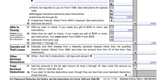 10 11 made a gift and 12 8b c Points not reported to you on Form 1098. See instructions for special rules 8c d Mortgage insur