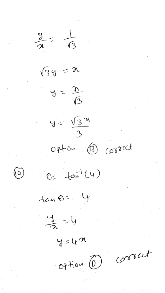 oslo کیا By -H yo n V3 yo ป 3 พ 3 option 3 Correct o tan (4) tano 4 1 2 - 4 y=4n correct option 6