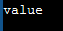 value