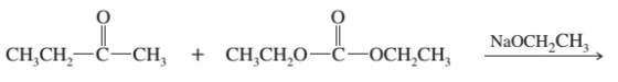 NaOCHẠCH CH,CH-C-CH2 + CH,CH,0-C-OCH.CH
